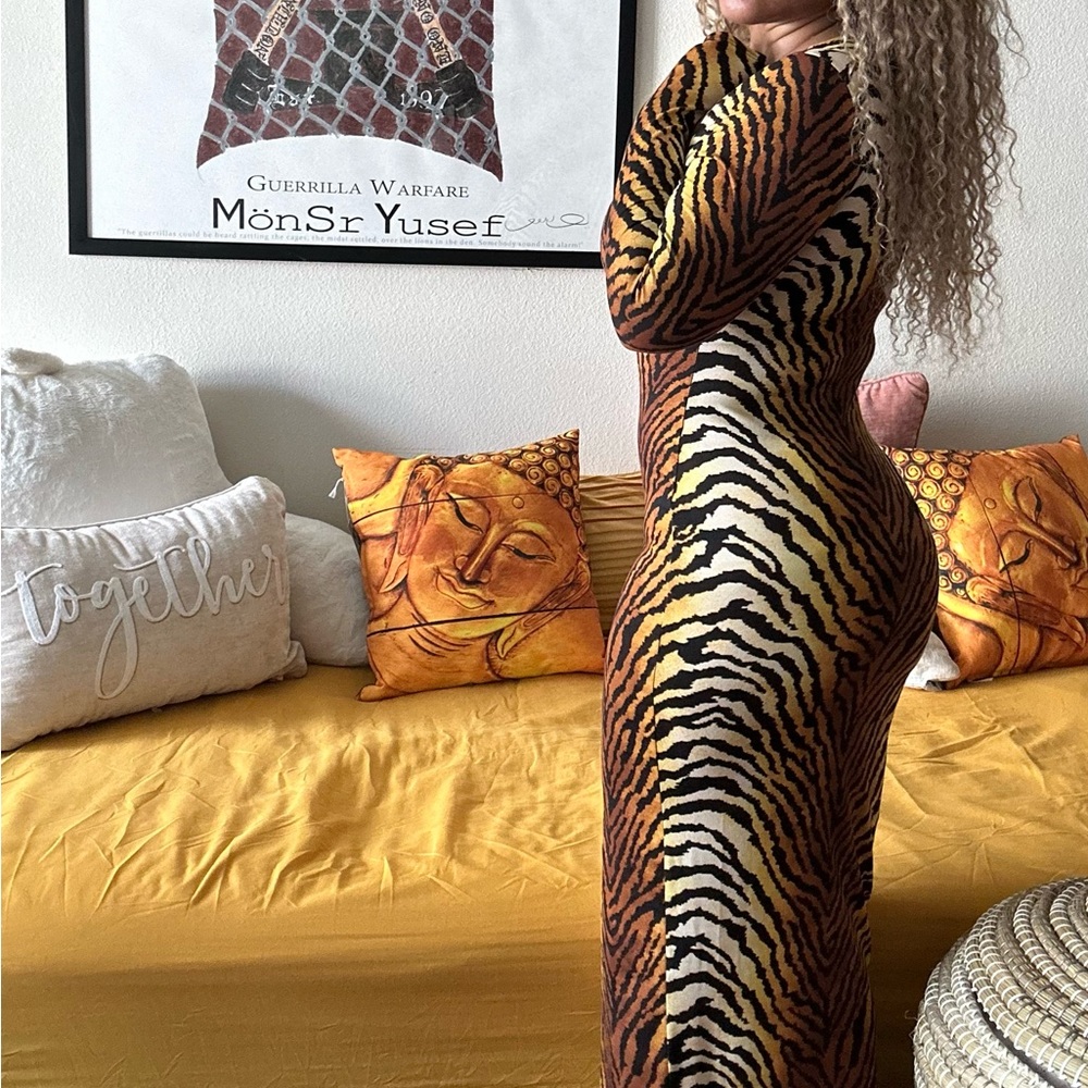 Fashion nova sexy exotic dress. Size small. - Picture 2 of 3